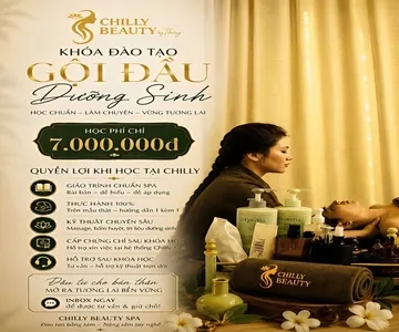 Khóa Học Gội Đầu Dưỡng Sinh Chuyên Nghiệp Tại Chilly Spa