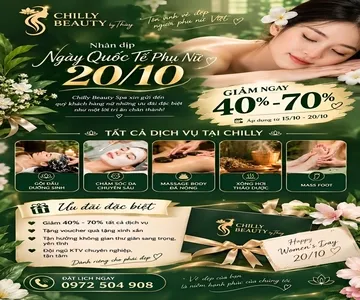 Ưu Đãi Đặc Biệt 20/10 Tại Chilly Beauty